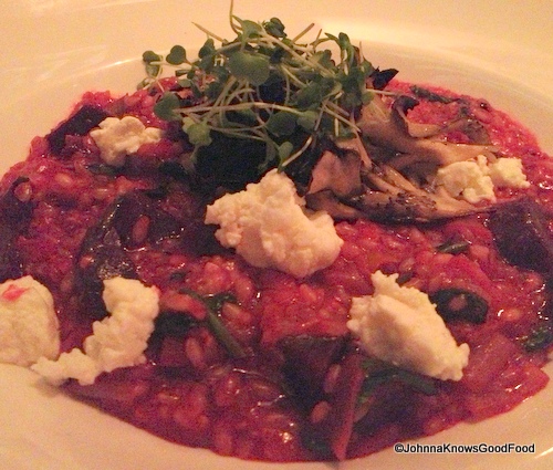 Restaurant Nora seasonal risotto