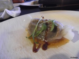 marcel's beef shortrib dumpling