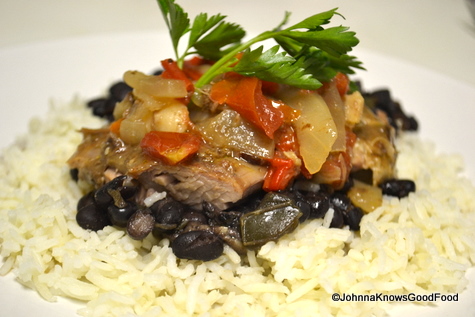 Johnna's Lamb with Black Beans for the 2012 Lamb Jam.