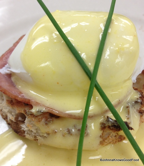 One of my favorite creations from class:  Classic Eggs Benedict