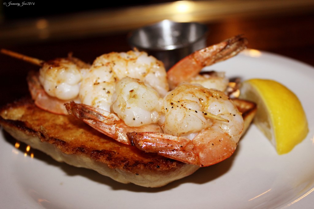 Grilled Shrimp on Ciabatta