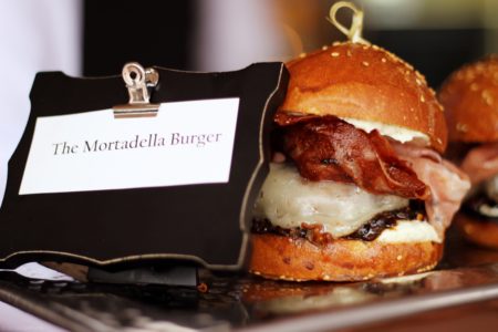 Image via Jai Williams/Januari Jai Media The Mortadella Burger at The Capella Hotel